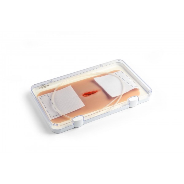 Wound Moulage "Stab Wound Neck" – Προσομοίωση Τραύματος από Μαχαίρι στον Λαιμό