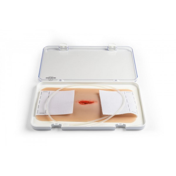 Wound Moulage "Stab Wound Neck" – Προσομοίωση Τραύματος από Μαχαίρι στον Λαιμό