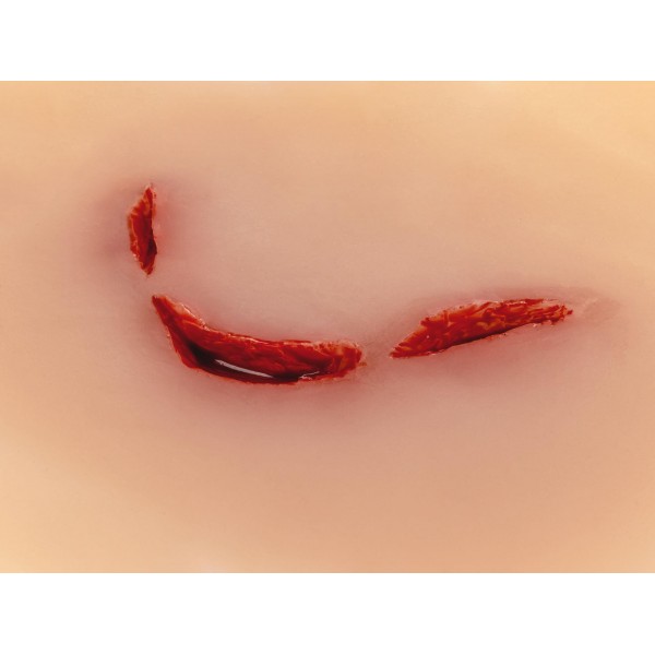 Wound Moulage "Cut Broken Bottle" – Προσομοίωση Κοπής από Σπασμένο Μπουκάλι