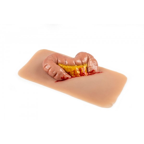 Wound Moulage "Protrusion of Large Intestines" – Προσομοίωση Εξόδου Εντέρου από Κοιλιακό Τραύμα