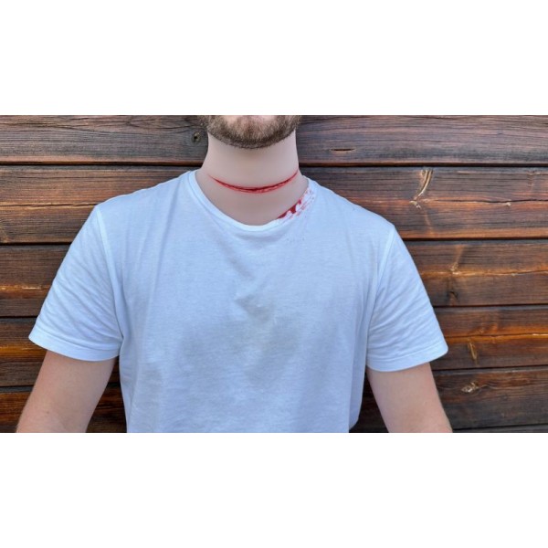Wound Moulage "Throat Cut" – Προσομοίωση Τραύματος στον Λαιμό