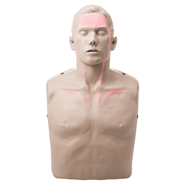 Εκπαιδευτικό Πρόπλασμα CPR BRAYDEN LIGHTS (Λευκό ή κόκκινο led)