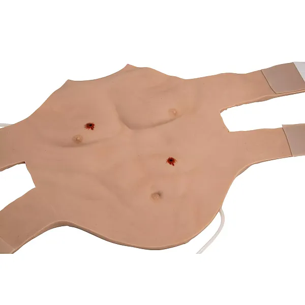 Chest Skin with Gunshot Wounds – Δέρμα Θώρακα με Τραύματα από Πυροβολισμό για Εφαρμογή
