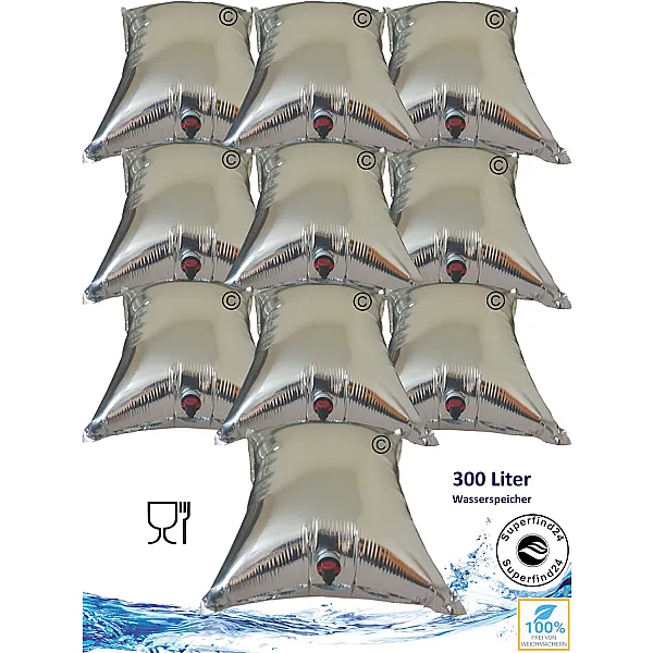 Ειδικά σακουλάκια αλουμινίου (MYLAR) διάστασης 10τμχ Χ 15 λίτρα της Γερμανικής Superfind24 (σετ 10 τεμαχίων)