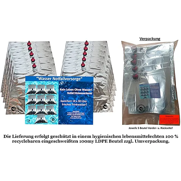 Ειδικά σακουλάκια αλουμινίου (MYLAR) διάστασης 10τμχ Χ 15 λίτρα της Γερμανικής Superfind24 (σετ 10 τεμαχίων)
